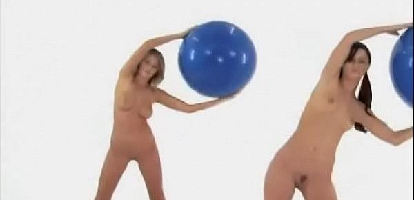  Totally Nude Balance Ball Workout (abridged)